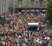 Protestas prie&scaron; Galimybių pasą