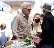 Harrisonas Fordas &bdquo;Indiana Džounso&ldquo; tęsinio filmavime Italijoje