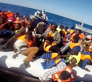 Migrantai Viduržemio jūroje