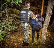 Nelegalų sulaikymo operacija Baltarusijos pasienyje
