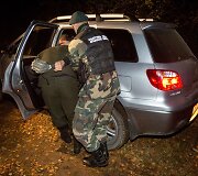 Nelegalų sulaikymo operacija Baltarusijos pasienyje