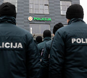 Vilniaus apskrities vyriausiojo policijos komisariato vadų pasikeitimo ceremonija