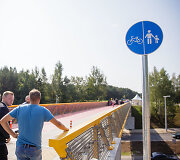 Atidarytas T. Narbuto gatvės viadukas pėstiesiems ir dviratininkams 