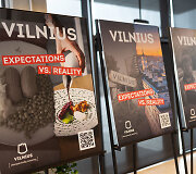 Naujos tarptautinės Vilniaus rinkodaros kampanijos &bdquo;Expectations vs. Reality&ldquo; pristatymas