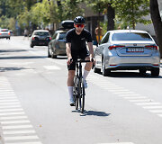 Palangoje policija drausmino dviratininkus ir paspirtukininkus