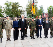 Vokietijos 45-osios &scaron;arvuotosios brigados inauguracija