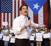 JAV prezidentinės kampanijos pirminius rinkimus Puerto Rike laimėjo Marco Rubio