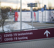 Covid-19 patikros punktas Vilniaus oro uoste