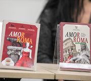Simono, Jaurgos ir Pauliaus Jurkevičių knygų &bdquo;AmorRoma. Amžinojo miesto gidas&ldquo; ir &bdquo;AmorRoma. Italų kalbos gidas pradedantiesiems&ldquo;