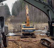 JAV karių paie&scaron;kos operacija Pabradės poligone. (Skirmantas Lisauskas/BNS)