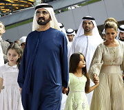 &Scaron;eichas Mohammedas bin Rashidas al Maktoumas su princese Haya