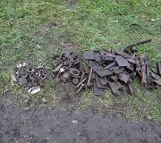 Metalo ie&scaron;kikliu rasti daiktai
