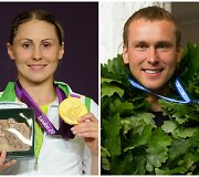 Laura Asadauskaitė ir Jevgenijus &Scaron;uklinas
