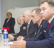 Spaudos konferencija dėl gaisro Alytuje