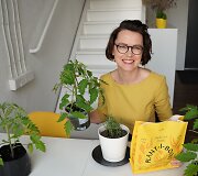 &bdquo;Geltono karučio&ldquo; kursų įkūrėja, tinklara&scaron;tininkė Lina Liubertaitė.