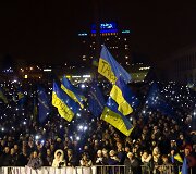 Protestuotojai Kijeve