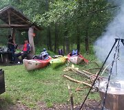 Ekspedicijos &bdquo;Baidarė upėje&ldquo; akimirkos