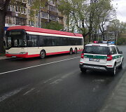 Įvykis stotelėje, Žvėryne (Vilnius).