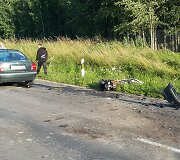 I&scaron; įvykio vietos lengvojo automobilio vairuotojas pabėgo
