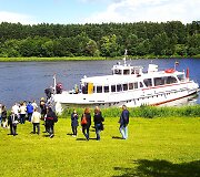 Laivas &bdquo;Nemunas&ldquo;, kuriuo bus plaukiama į Bir&scaron;toną