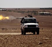 Turkijos remiami nuosaikūs sirų sukilėliai i&scaron;stūmė i&scaron; Dabiko miestelio &bdquo;Islamo valstybės&ldquo; kovotojus