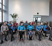 UNICEF Vaikams draugi&scaron;ko miesto&ndash;kandidato ženklo įteikimo Vilniaus miestui ceremonija