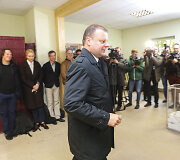 Saulius Skvernelis balsavo Seimo rinkimuose