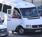 Galimai nelegalių vežėjų mikroautobusas