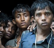 Migrantai i&scaron; Mianmaro laikino prieglobsčio stovykloje