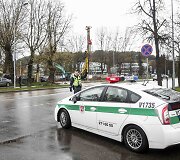 Rastas sprogmuo prie prekybos centro &bdquo;Panorama&ldquo;