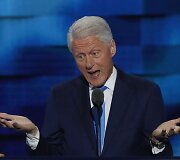 Billas Clintonas demokratų partijos suvažiavime Filadelfijoje