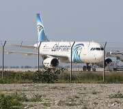 Užgrobtas Egipto lėktuvas Larnakos oro uoste