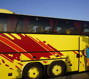 Autobuse, kuriuo į Prancūziją i&scaron;vyko &bdquo;Novaturo&ldquo; keleiviai, kondicionierius prakti&scaron;kai neveikia