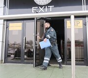 Klube &bdquo;Exit&ldquo; įvestas planas &bdquo;skydas&ldquo;