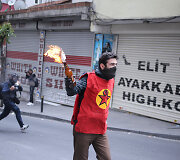 Turkijos policija Stambule vaikė Gegužės 1-osios protestus