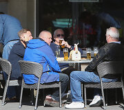 Anglų futbolo sirgaliai Vilniuje
