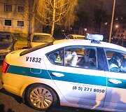 Girta vairuotoja Vilniuje apgadino kieme stovinčius automobilius