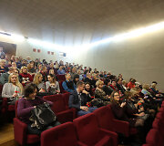 Italų kino savaitės atidarymo akimirka