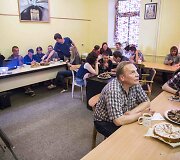 Pyragų diena &bdquo;Caritas&ldquo; laikinuosiuose namuose