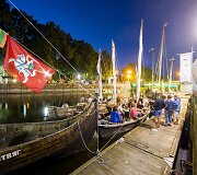 Klaipėdoje sutikta 15 istorinių laivų flotilė