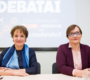 Au&scaron;ra Maldeikienė ir Vilija Aleknaitė-Abramikienė