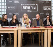 11-ojo Vilniaus taprtautinio trumpųjų filmų festivalio spaudos konferencija
