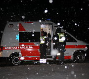 Tauragės rajone vilkikas nuvažiavo nuo kelio