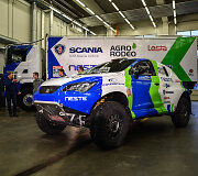 Vaidoto Žalos ir Sauliaus Jurgelėno automobilis &bdquo;Seat Dakar Leon&ldquo;