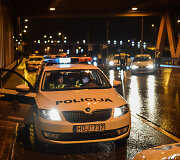 Penktadienio vakaro Vilniaus policijos reidas