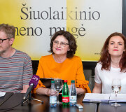 &Scaron;iuolaikinio meno mugės &bdquo;Art Vilnius '17&ldquo; pristatymo spaudos konferencija 