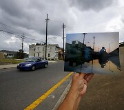Katrinos uragano padariniai Naujajame Orleane nuotraukose ir dabar