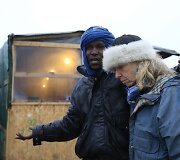 Dalis migrantų prie Kalė liko palapinėse ir savadarbiuose nameliuose