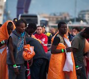 Italiją nuo antradienio pasiekė beveik 6 tūkst. migrantų