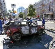 Kijevo centre sprogus automobiliui žuvo žurnalistas Pavelas &Scaron;eremetas